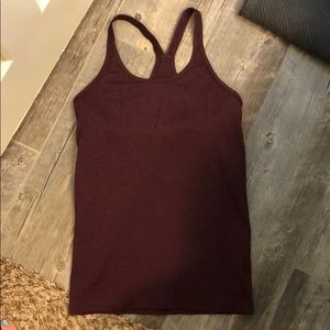 Lululemon Ebb to Street Tank maroon